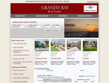 Tablet Screenshot of granite-bay-realestate.com